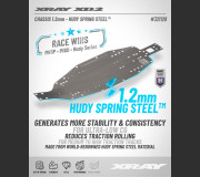 XRAY 321128 XB2'26 CHASSIS 1.2MM - HUDY SPRING STEEL™