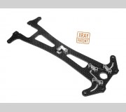 XRAY 301175 Adjustable Upper Deck T1FK'05 - 2.5 MM Graphite