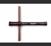 HUDY 107581 CROSS WRENCH GLOWPLUG # 8MM / CLUTCHNUT # 10MM - LONG