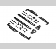 XRAY 326170 XB2 Alu + Graphite FULLY Adjustable Battery Holder