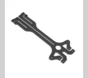 XRAY 301177 T2 Adj. Upper Deck 2.5MM Graphite - Multi-Flex TECHNOLOGY™