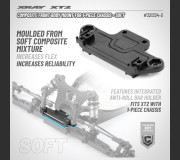 XRAY 321324-S XT2 COMPOSITE FRONT BODY MOUNT FOR 1-PIECE CHASSIS - SOFT