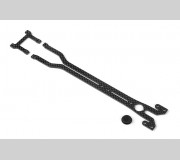 XRAY 301185 T2'008 ASPHALT-SPEC Upper Deck Graphite + Rear Upper Deck - Set