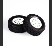 LC Racing L6205  Koła Kompletne Dessert truck/ SC Czarne (2szt.)