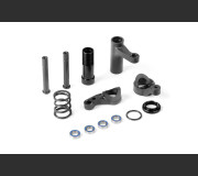 XRAY 352506 Servo Saver With Chassis Lock & Hard Spring - Graphite - Set