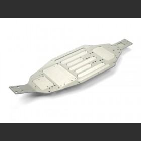 XRAY 321121 Alu Chassis 1-Piece - 2.5mm - Long - Swiss 7075 T6