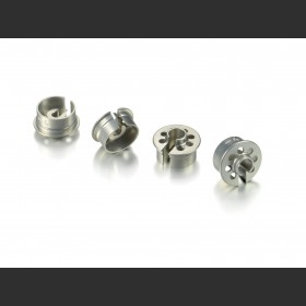 XRAY 368023 ALU SHOCK SPRING RETAINING COLLAR -4MM (4)