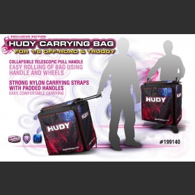 HUDY 199140  1/8 OFF-ROAD & TRUGGY CARRYING BAG + TOOL BAG - EXCLUSIVE EDITION