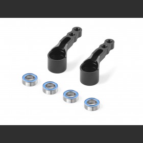 XRAY 322516 ALU STEERING ARM FOR 1-PIECE CHASSIS - SWISS 7075 T6 (2)