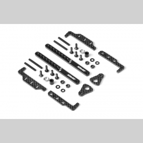 XRAY 326170 XB2 Alu + Graphite FULLY Adjustable Battery Holder