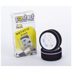 Contact RC JW38FA Foam Tyres - WGT/GT10 Front 38Sh LILAC