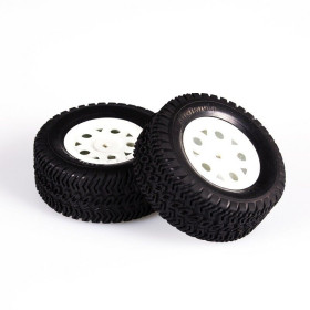 LC Racing L6205  Koła Kompletne Dessert truck/ SC Czarne (2szt.)