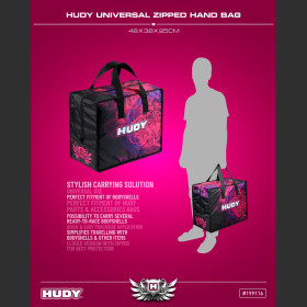 HUDY 199116  UNIVERSAL ZIPPED HAND BAG
